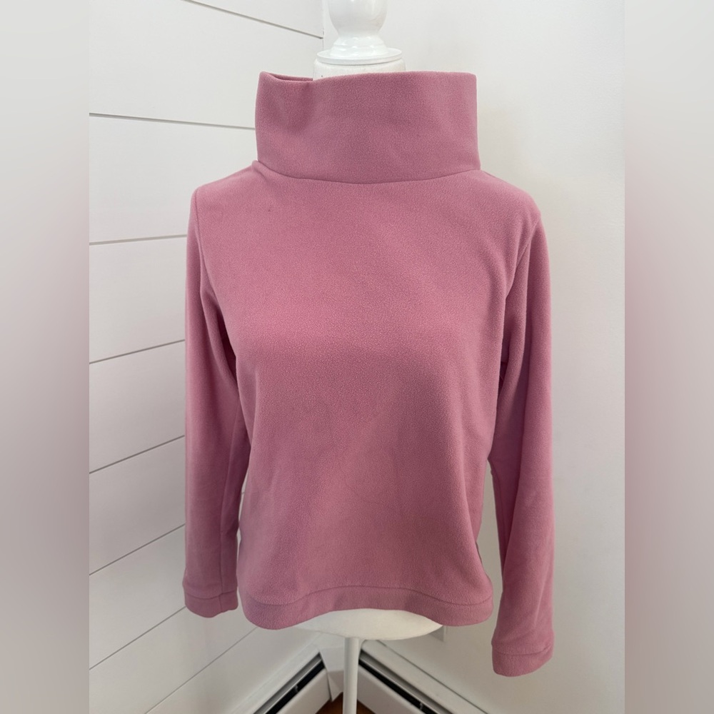 Dudley Stevens Women’s Mauve Park Slope Fleece Turtleneck. Med. Great condition.